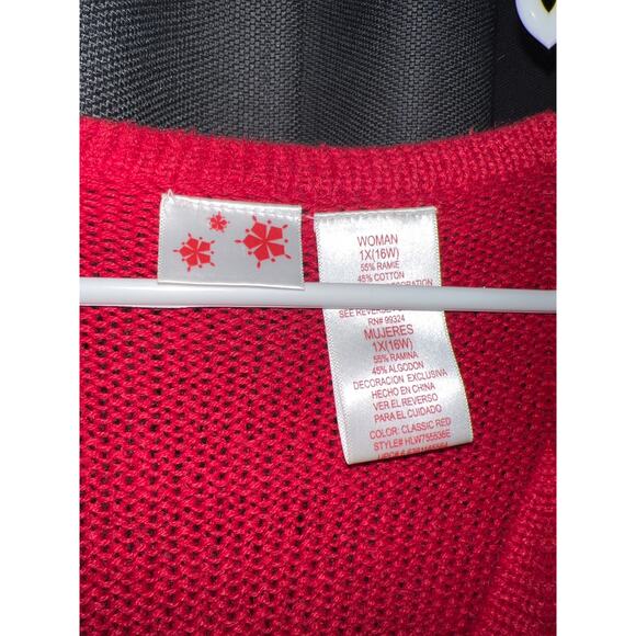 Ugly Christmas Sweater Xmas Size 1X Vest - Picture 2 of 3
